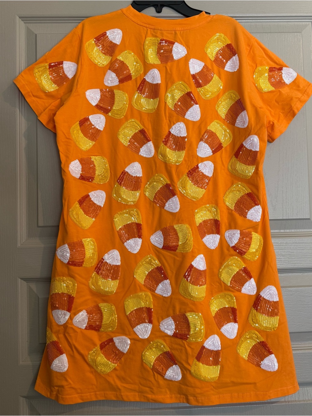 Queen Of Sparkles Candy Corn Tee mini dress medium - Picture 4 of 5